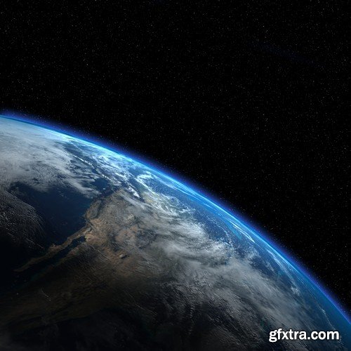 Stock Photos - Planet earth in space 2, 25xJPG