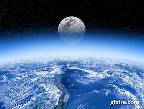 Stock Photos - Planet earth in space 2, 25xJPG