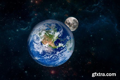 Stock Photos - Planet earth in space 2, 25xJPG