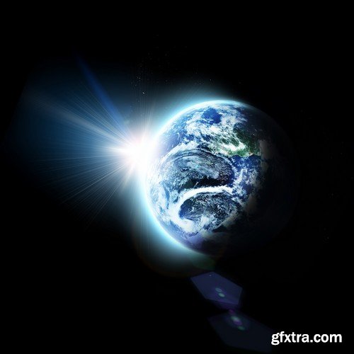 Stock Photos - Planet earth in space 2, 25xJPG