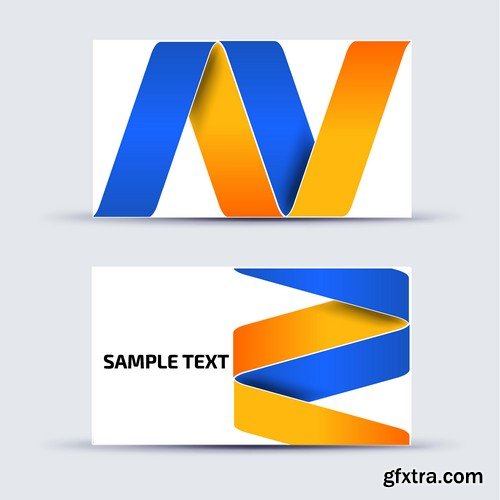 Stock Vectors - Business Card Template 3, 25xEPS