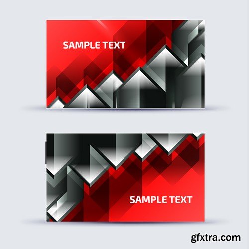 Stock Vectors - Business Card Template 3, 25xEPS