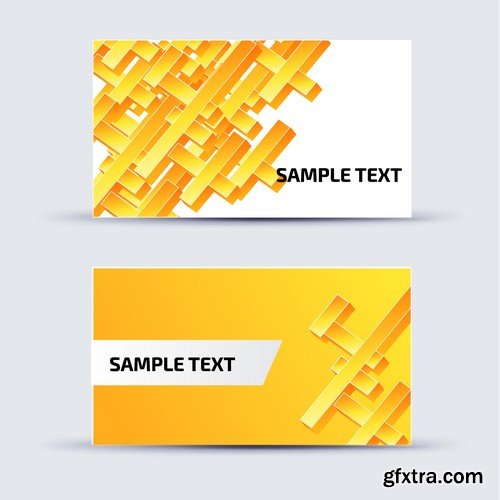 Stock Vectors - Business Card Template 3, 25xEPS