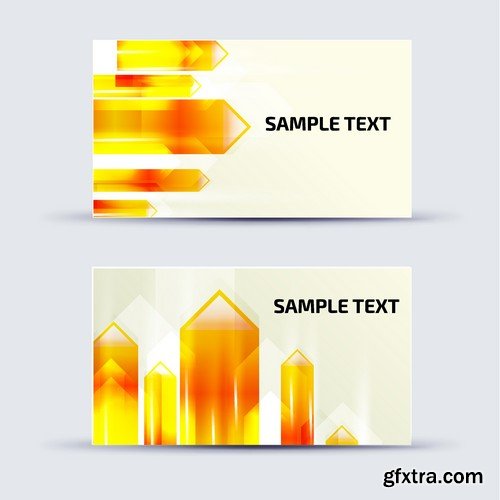 Stock Vectors - Business Card Template 3, 25xEPS