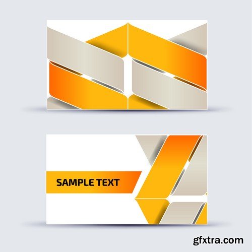 Stock Vectors - Business Card Template 3, 25xEPS