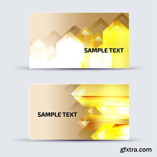 Stock Vectors - Business Card Template 3, 25xEPS