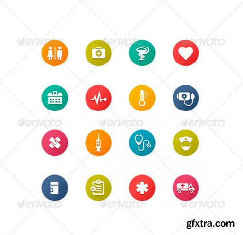 GraphicRiver -  Healthcare Symbols - 4758334