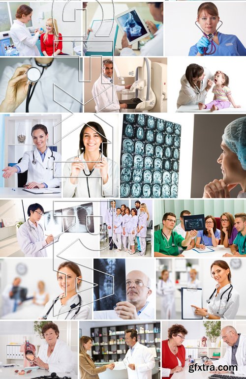 Stock Photos - Doctor 4, 25xJPG