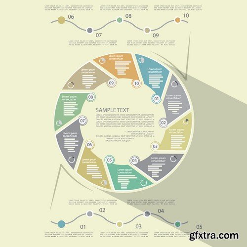 Stock Vectors - Business Infographic 2, 25xEPS