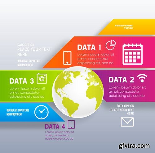 Stock Vectors - Business Infographic 2, 25xEPS