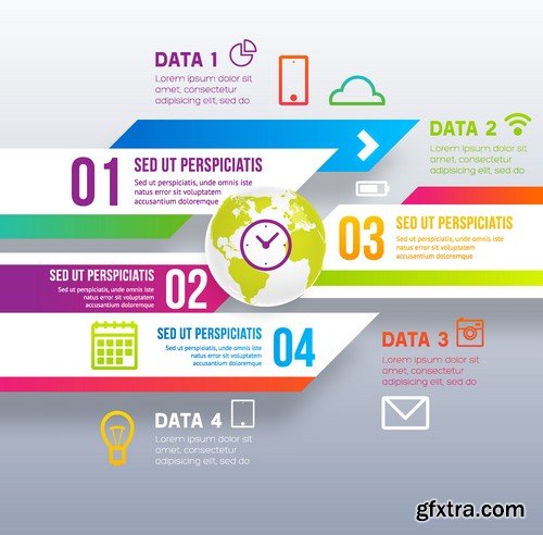 Stock Vectors - Business Infographic 2, 25xEPS