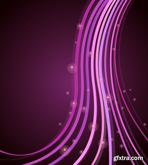 Stock Vectors - Purple abstract background 2, 25xEPS