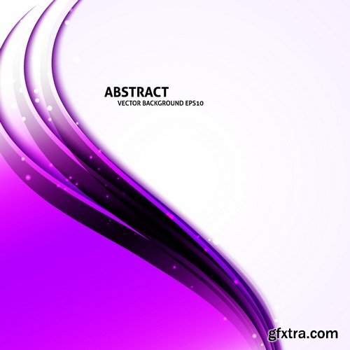 Stock Vectors - Purple abstract background 2, 25xEPS