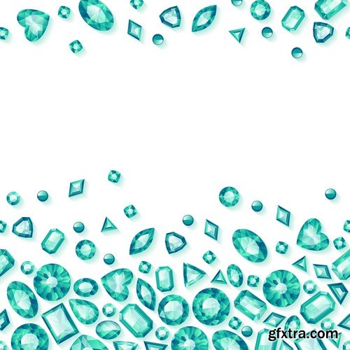 Stock Vectors - Diamonds 2, 25xEPS