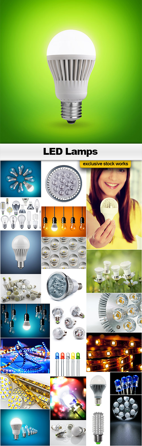 LED Lamps - 25x JPEGs