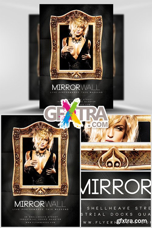 Mirror Wall Flyer Template