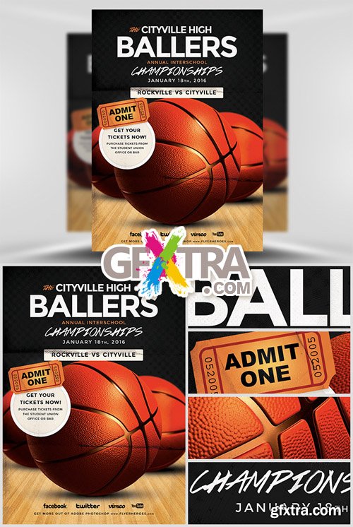 Basketball Flyer Template