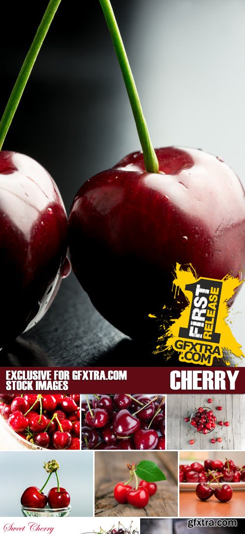 Stock Photos - Cherry, 25xJPG