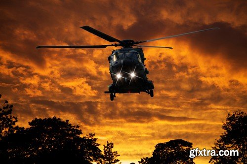 Stock Photos - Helicopter, 25xJPG