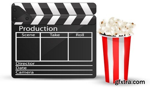 Stock Vectors - Cinema and Film 3, 25xEPS