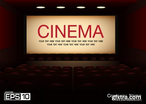 Stock Vectors - Cinema and Film 3, 25xEPS