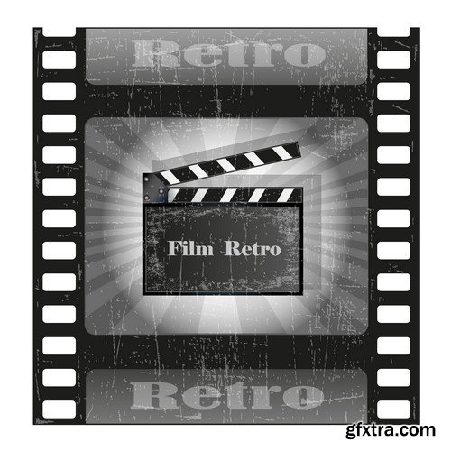 Stock Vectors - Cinema and Film 3, 25xEPS