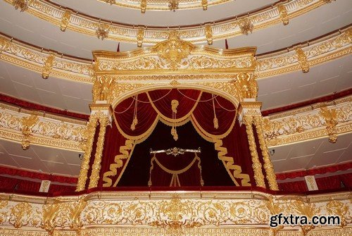 Stock Photos - Interior of the theater, 25xJPG