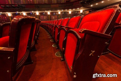 Stock Photos - Interior of the theater, 25xJPG