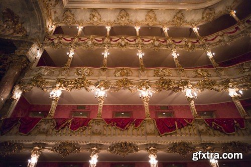 Stock Photos - Interior of the theater, 25xJPG