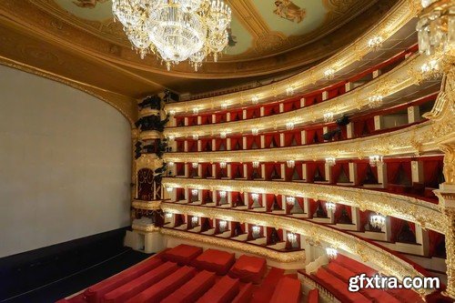 Stock Photos - Interior of the theater, 25xJPG