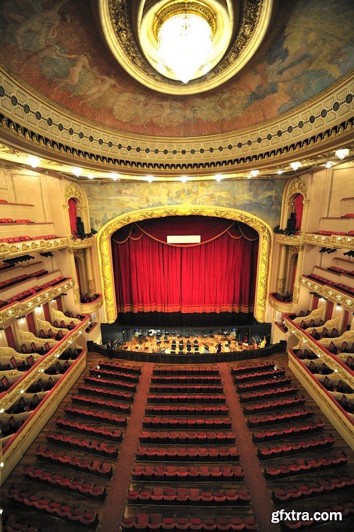 Stock Photos - Interior of the theater, 25xJPG