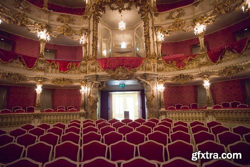 Stock Photos - Interior of the theater, 25xJPG