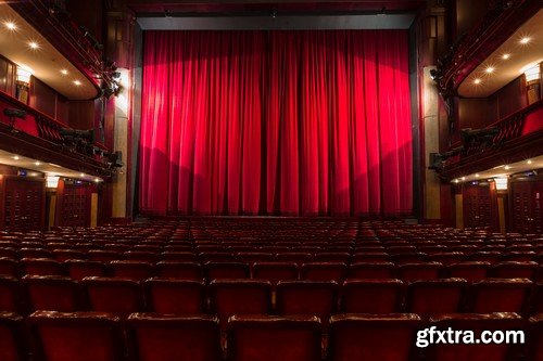 Stock Photos - Interior of the theater, 25xJPG