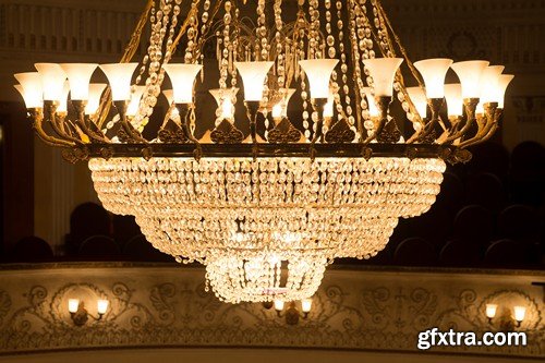 Stock Photos - Interior of the theater, 25xJPG