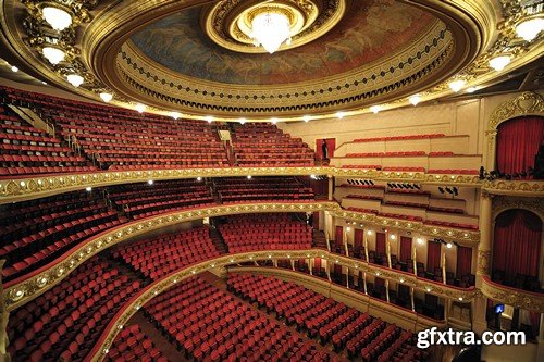 Stock Photos - Interior of the theater, 25xJPG