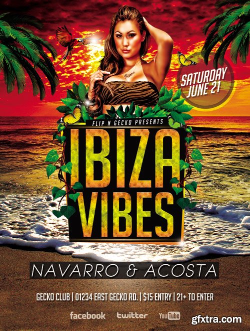 Ibiza Vibes Flyer Template