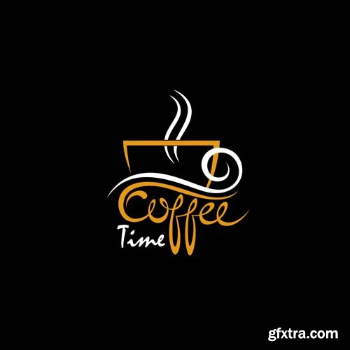 Coffee illustrations, 25xEPS