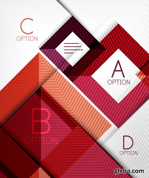 Abstract Infographic Backgrounds - 25 EPS