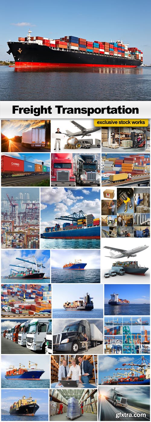 Freight Transportation - 25 HQ Stock Photo