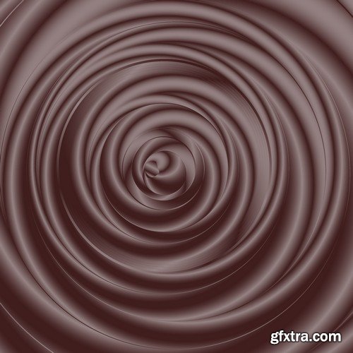 Stock Vectors - Chocolate 3, 25xEPS