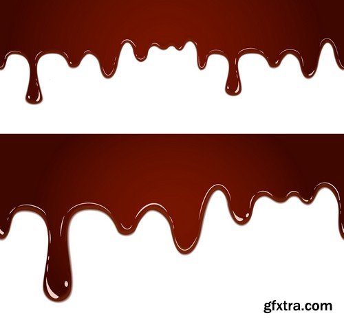 Stock Vectors - Chocolate 3, 25xEPS