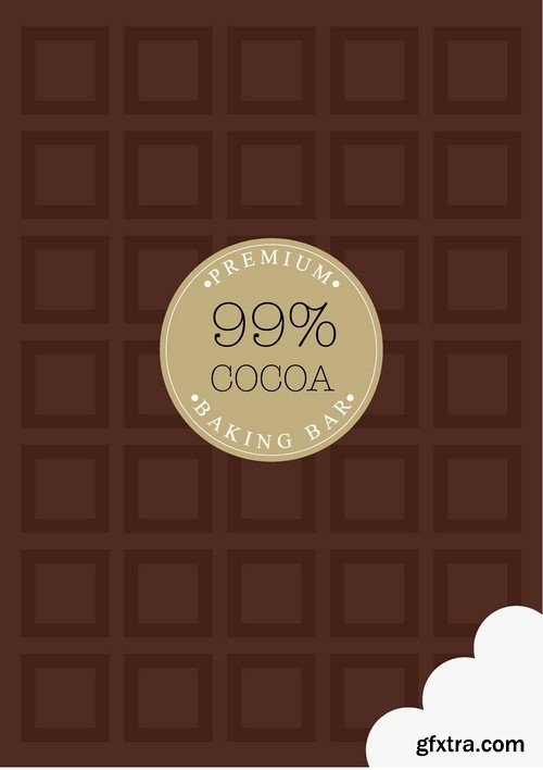 Stock Vectors - Chocolate 3, 25xEPS