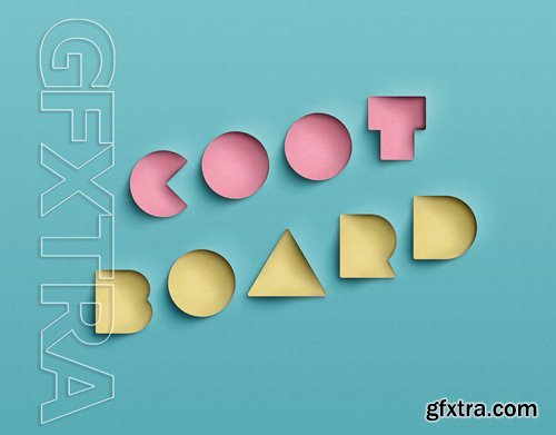 Coot Paper Cut Psd Text Effect