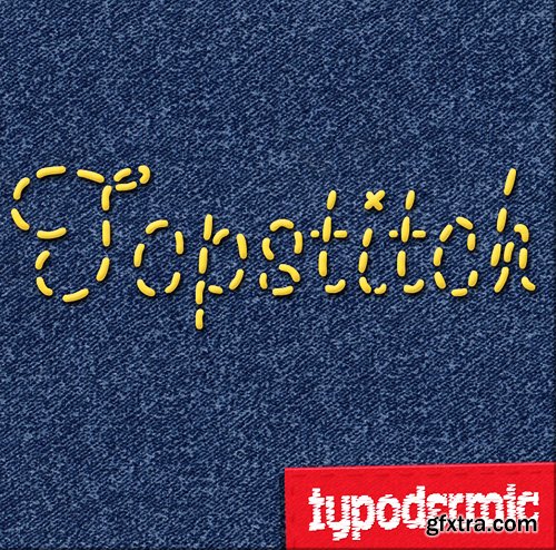 Topstitch Font - 1 Font 30$