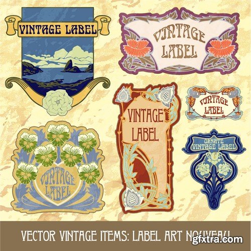 Stock Vectors - Sticker and label 2, 25xEPS