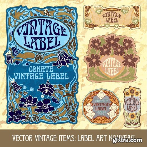 Stock Vectors - Sticker and label 2, 25xEPS