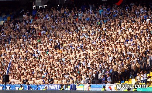 Stock Photos - Football fans, 25xJPG