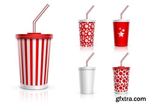 Stock Vectors - Fast Food 4, 25xEPS