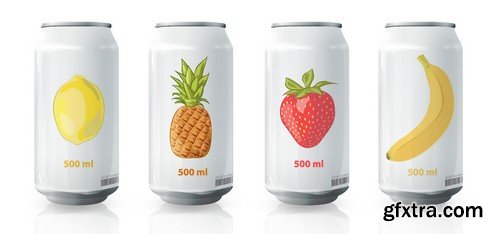 Stock Vectors - Soda, fizzy water, lemonade, 25xEPS