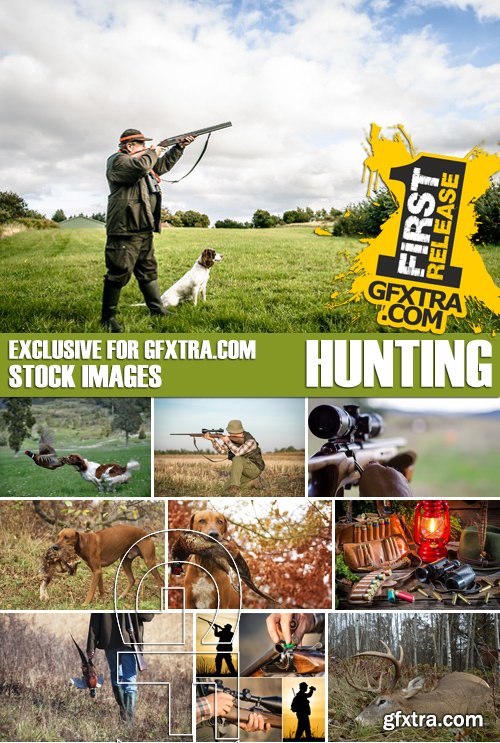 Stock Photos - Hunting, 25xJPG